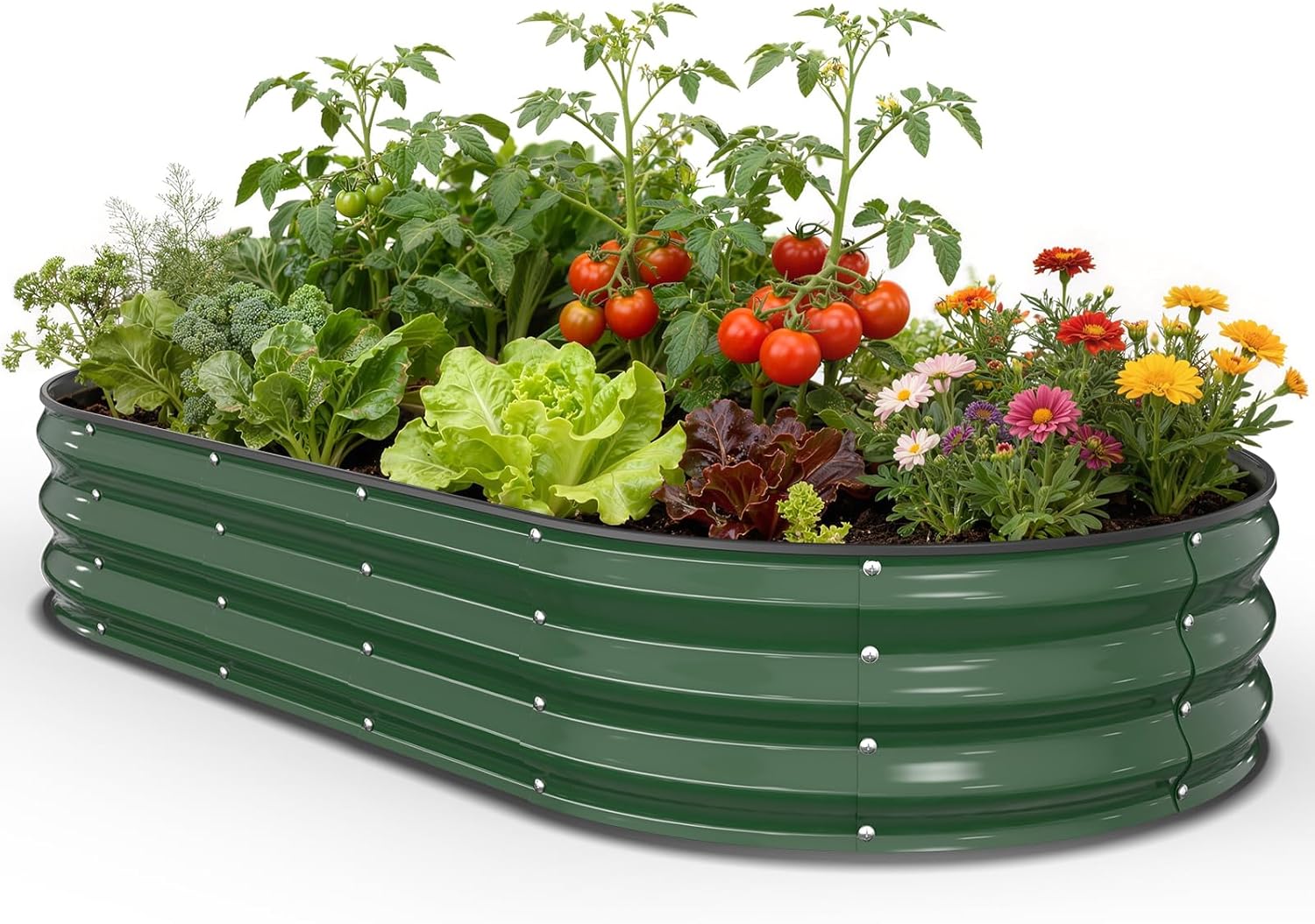 Planter Raised Metal - Raised Garden Bed & Planter Box,