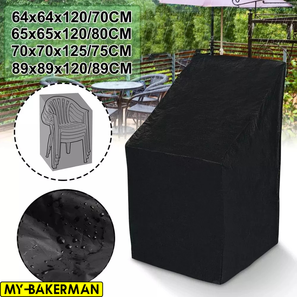 Outdoor Furniture Weatherproof - Black Patio Furniture Cover, Waterproof Woven