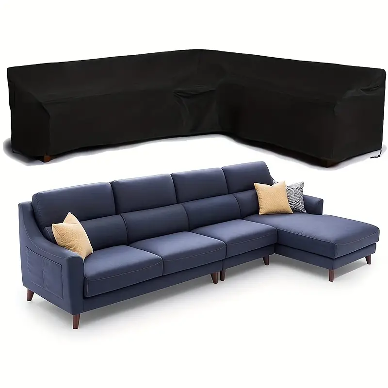 Outdoor Furniture Weatherproof - UV Resistant L Shaped Furniture Cover