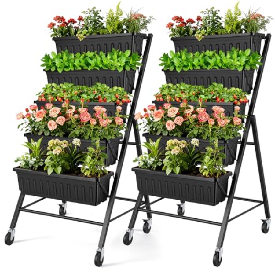 Planter Raised Metal - 2 Pack Vertical Raised Garden Bed