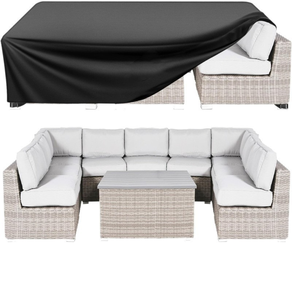 Outdoor Furniture Sofa - Square Furniture Cover, 420D Oxford Cloth,