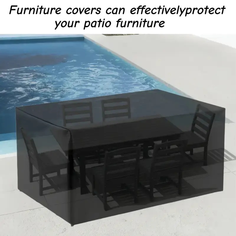 Outdoor Furniture Sofa - Heavy Duty Windproof Garden Furniture Cover