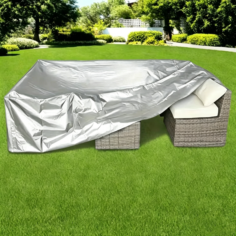 Outdoor Furniture Sofa - Silver Oxford Fabric Protective Cover-for Outdoor