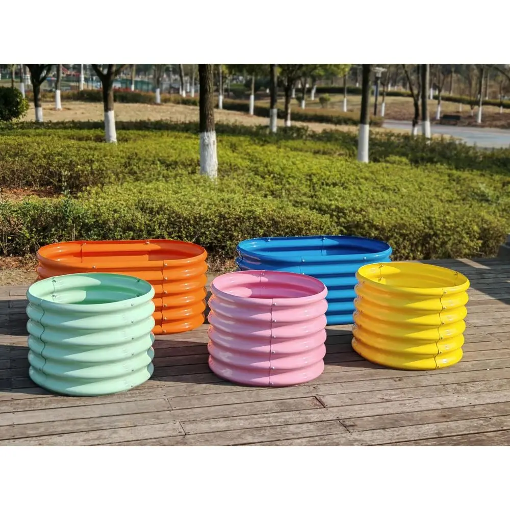 5-Pack 18 Tall Kids Mini Raise - Planter Raised Metal ulasan dan harga