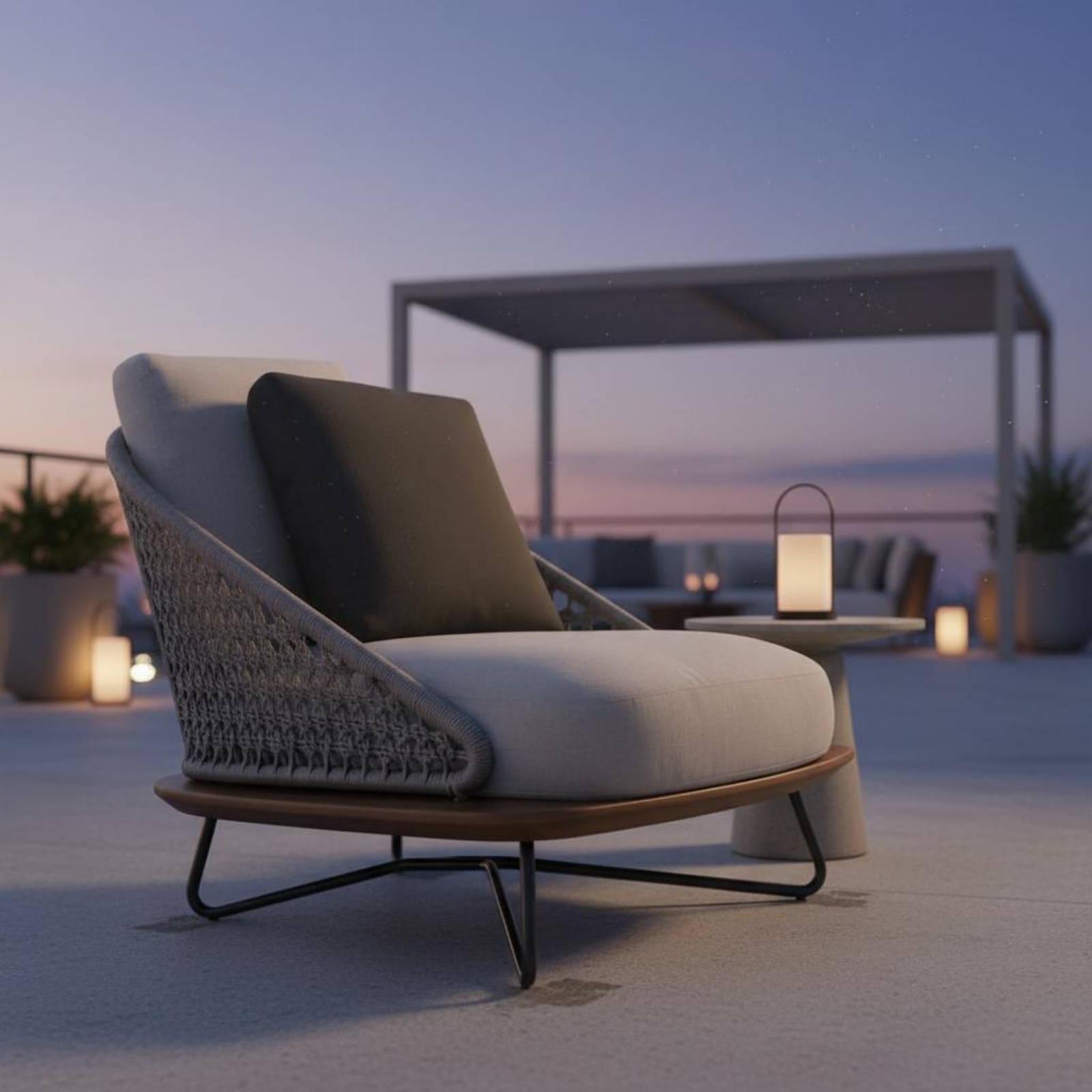 Outdoor Tea Table Set Waterpro - Outdoor Furniture Easy To Clean ulasan dan harga