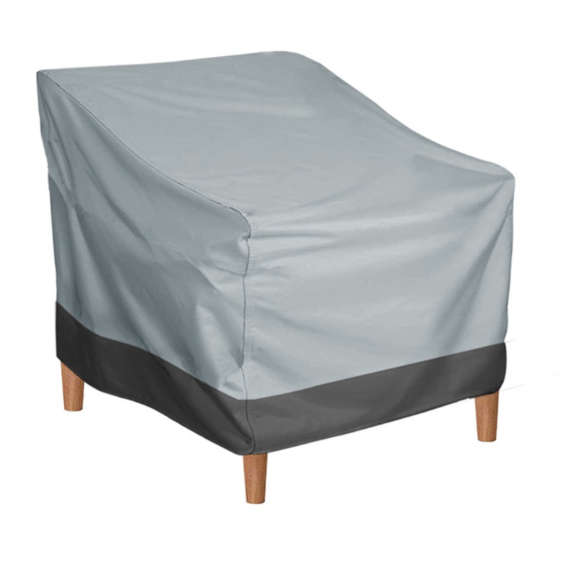 Patio Chair Cover Oxford Cloth - Outdoor Furniture Grey ulasan dan harga