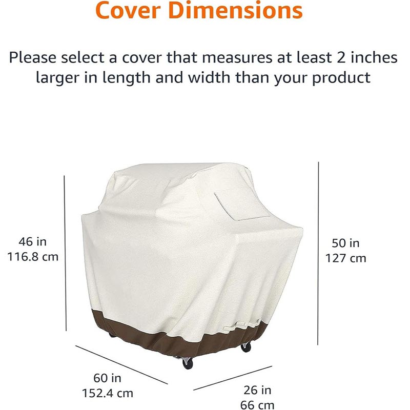 210D BBQ Beige Barbecue Grill  - Outdoor Furniture Weatherproof ulasan dan harga