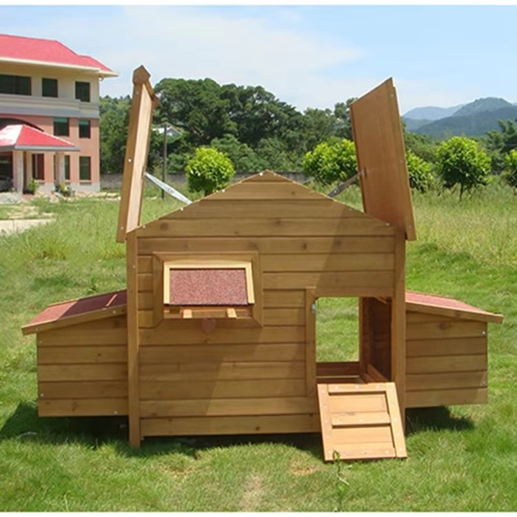 ep-Outdoor Wooden Chicken Coop - Outdoor Furniture Easy To Clean ulasan dan harga