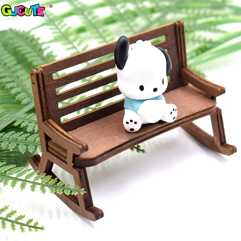 1：12 Dollhouse Mini Park Table - Bistro Table Set ulasan dan harga