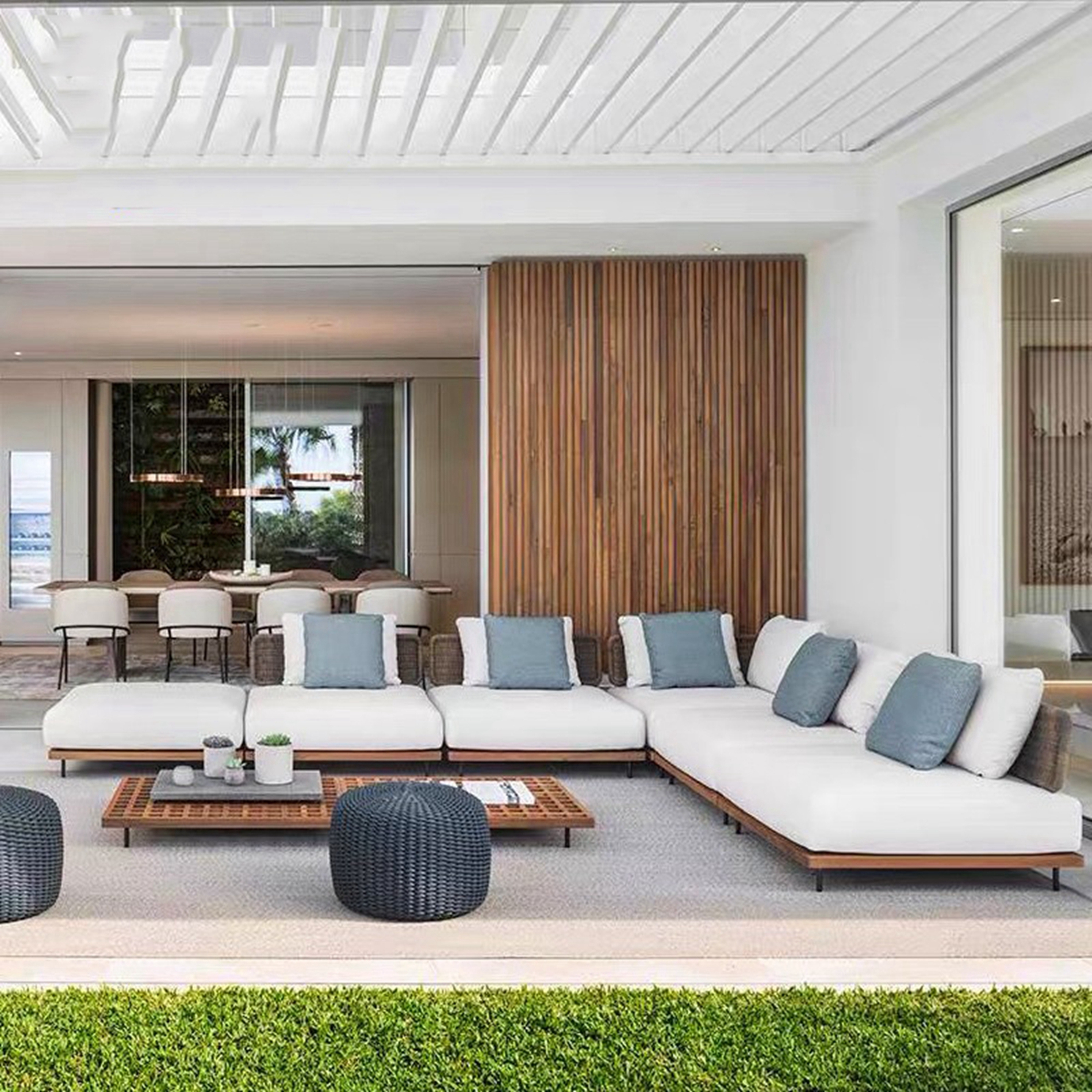 Indonesia Luxury Loveseat Pati - Outdoor Furniture Indonesia ulasan dan harga