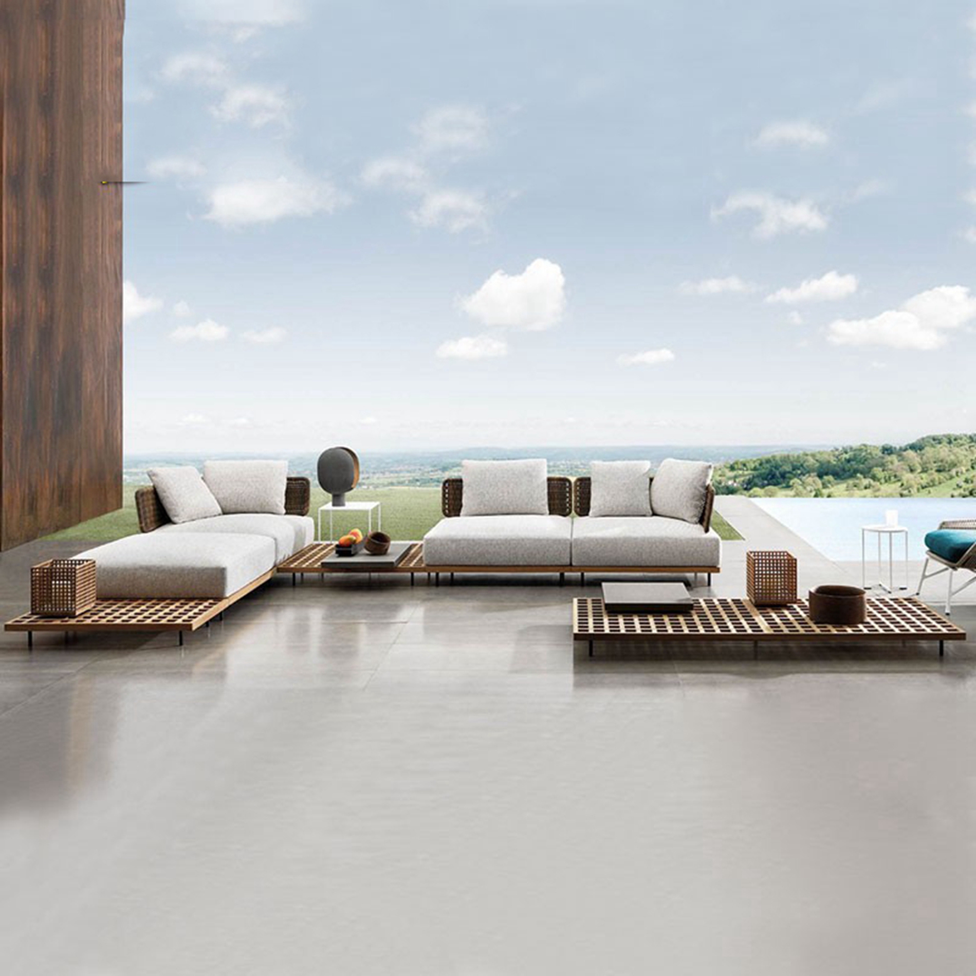 Indonesia Luxury Loveseat Pati - Outdoor Furniture Indonesia ulasan dan harga