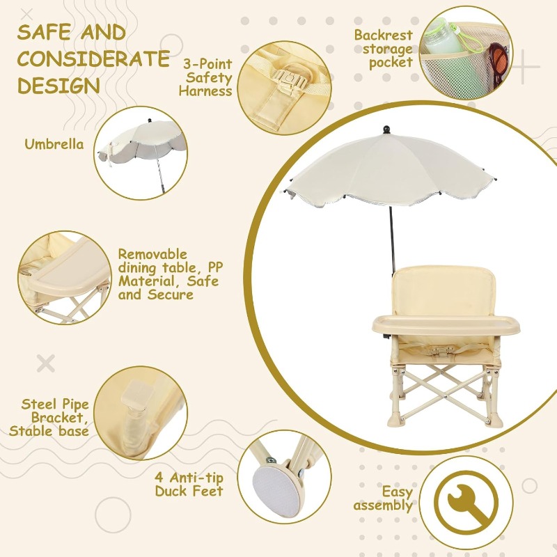 Baby Outdoor Beach Chair with  - Bistro Table Set ulasan dan harga
