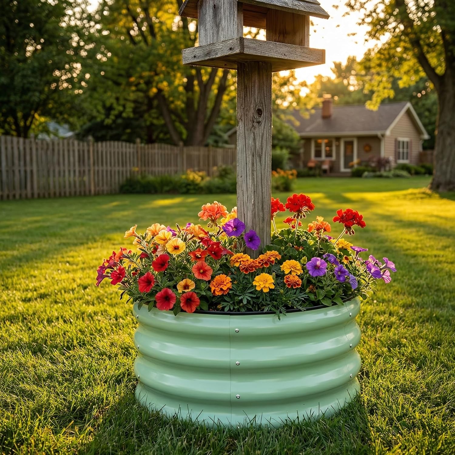 Raised Garden Bed & Planter Bo - Planter Raised Metal ulasan dan harga