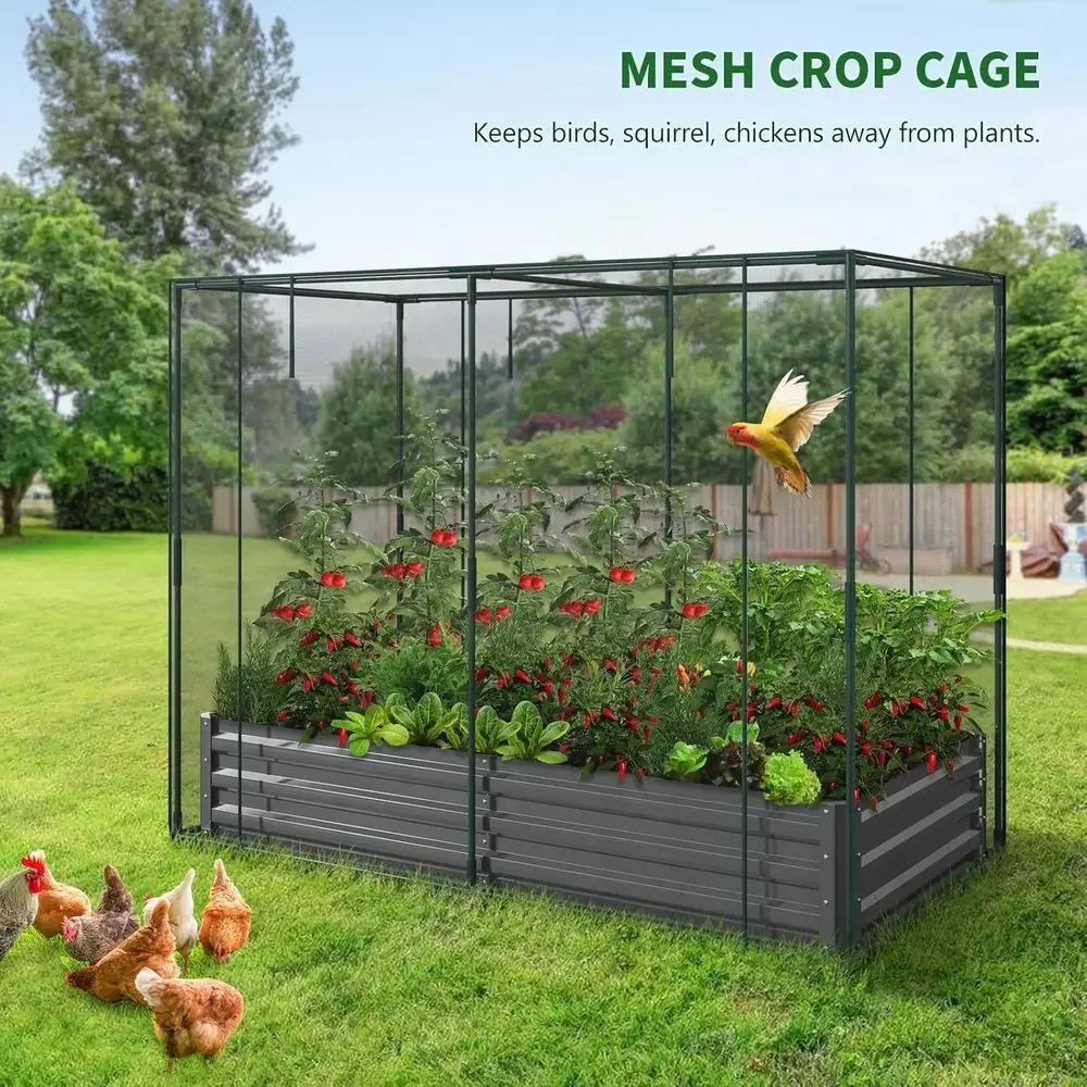 Raised Garden Bed with Metal P - Planter Raised Metal ulasan dan harga