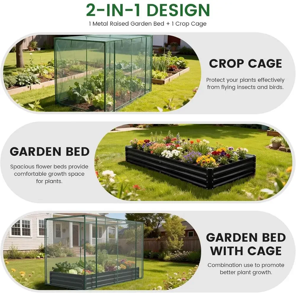 Raised Garden Bed with Metal P - Planter Raised Metal ulasan dan harga