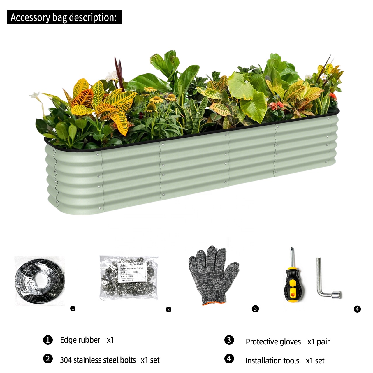 Modern Metal Raised Garden Bed - Planter Raised Metal ulasan dan harga