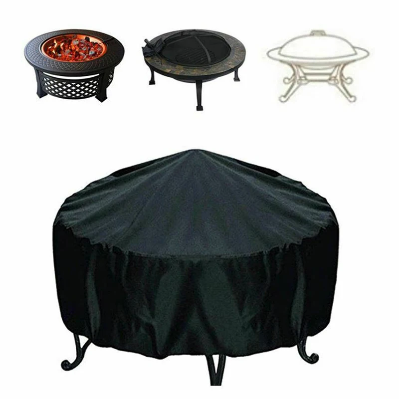 Fire Pit Cover Round Brazier S - Outdoor Furniture Weatherproof ulasan dan harga