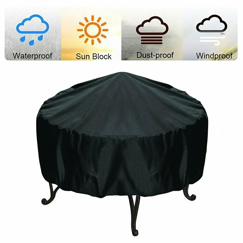 Fire Pit Cover Round Brazier S - Outdoor Furniture Weatherproof ulasan dan harga