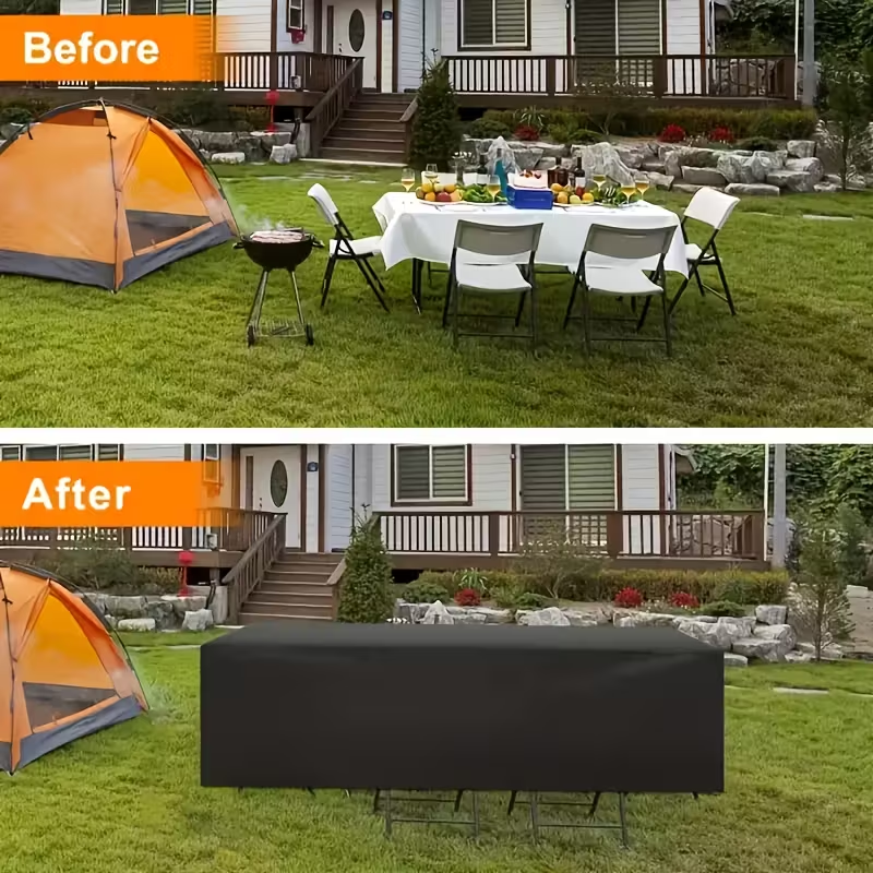 Heavy-Duty 210D Outdoor Garden - Bistro Table Set ulasan dan harga