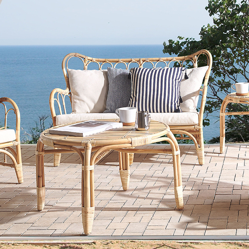 Natural rattan sofa outdoor do - Outdoor Furniture Indonesia ulasan dan harga