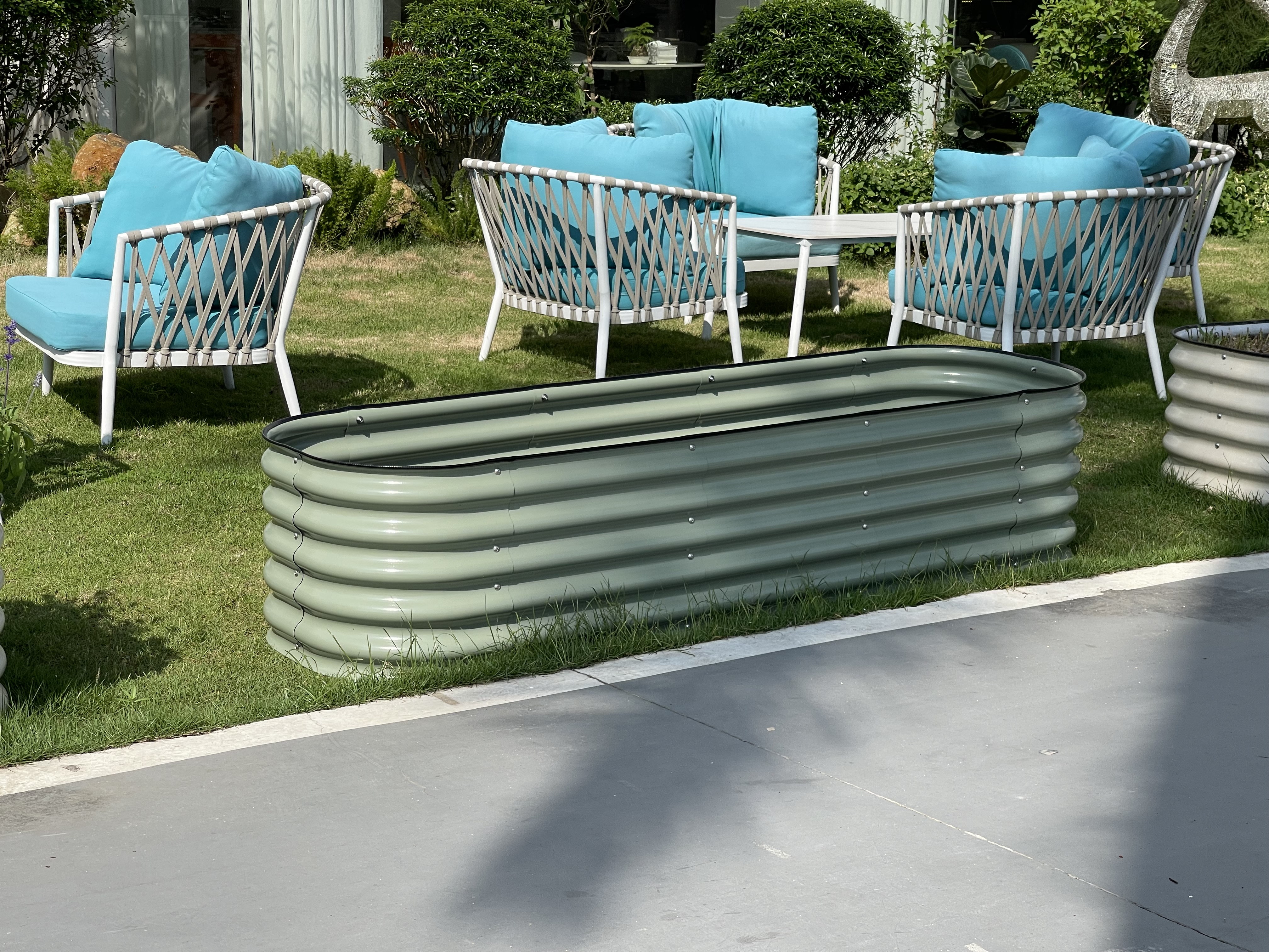 Large Galvanized Raised Garden - Planter Raised Metal ulasan dan harga