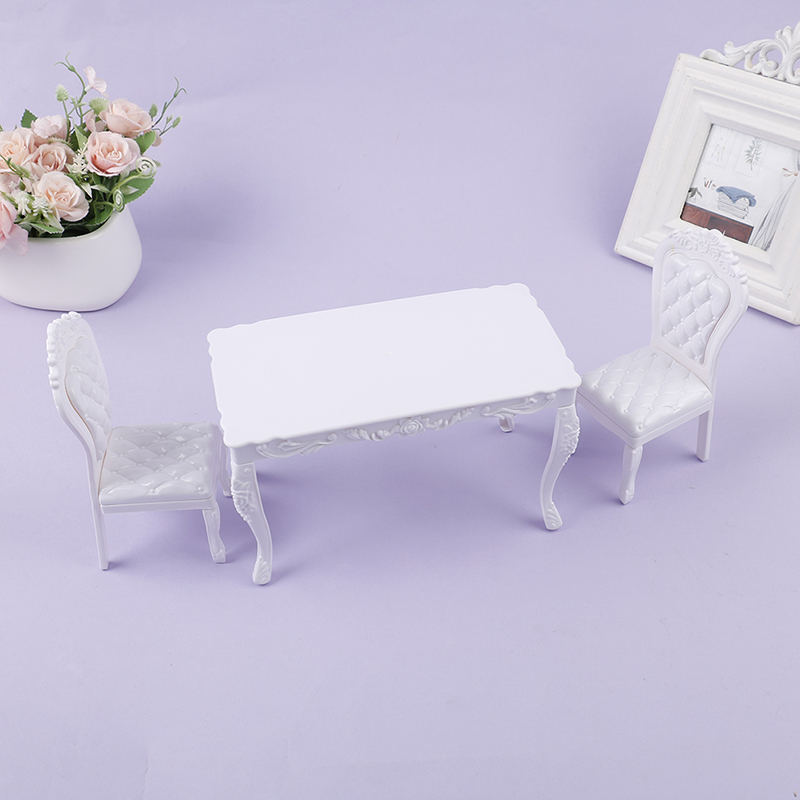 Dollhouse 1:6 Kitchen Furnitur - Bistro Table Set ulasan dan harga