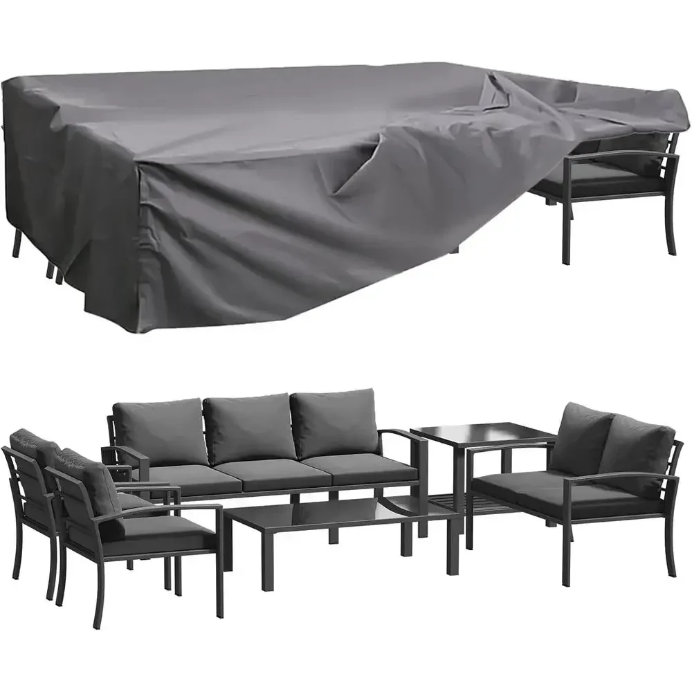 6-Piece Outdoor Patio Furnitur - Outdoor Furniture Grey ulasan dan harga