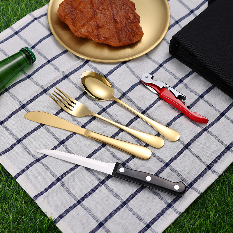 10Pcs Camping Tableware Set 30 - Bistro Table Set ulasan dan harga