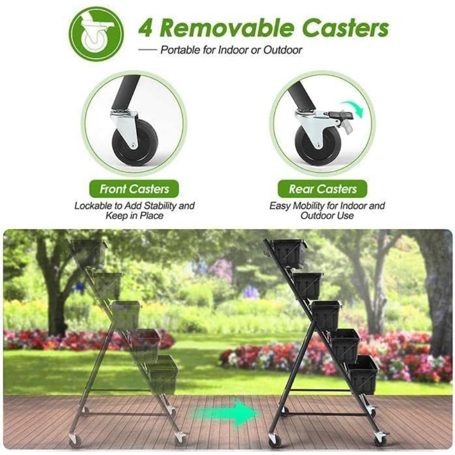 2 Pack Vertical Raised Garden  - Planter Raised Metal ulasan dan harga