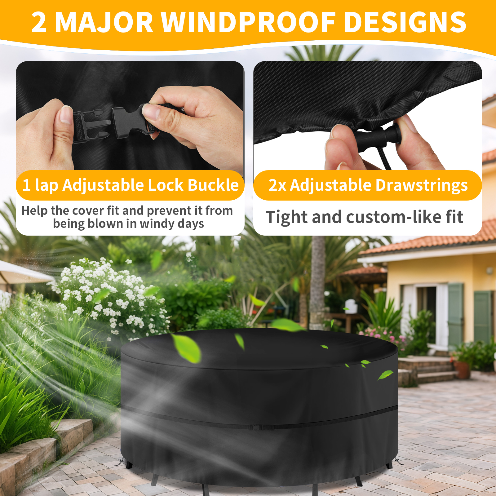 Round Waterproof Garden Furnit - Outdoor Furniture Weatherproof ulasan dan harga