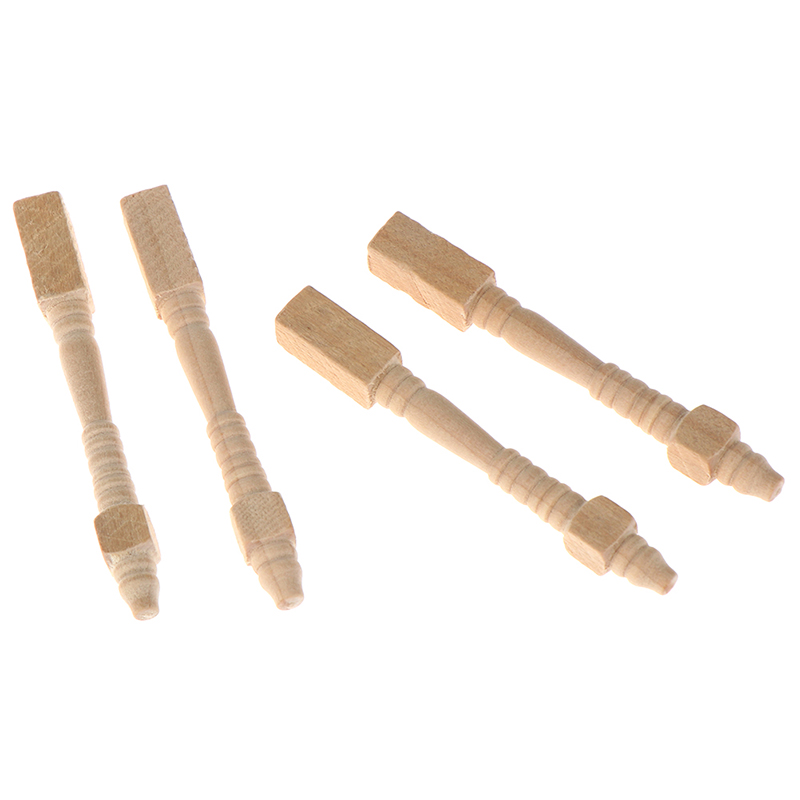 4Pcs 1:12 Dollhouse Miniature  - Bistro Table Set ulasan dan harga