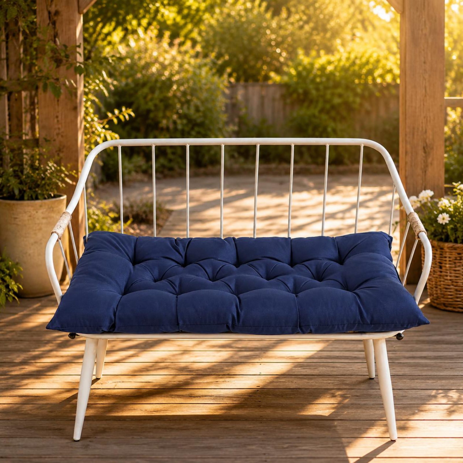 Waterproof Bench Cushion Sunpr - Outdoor Furniture Easy To Clean ulasan dan harga